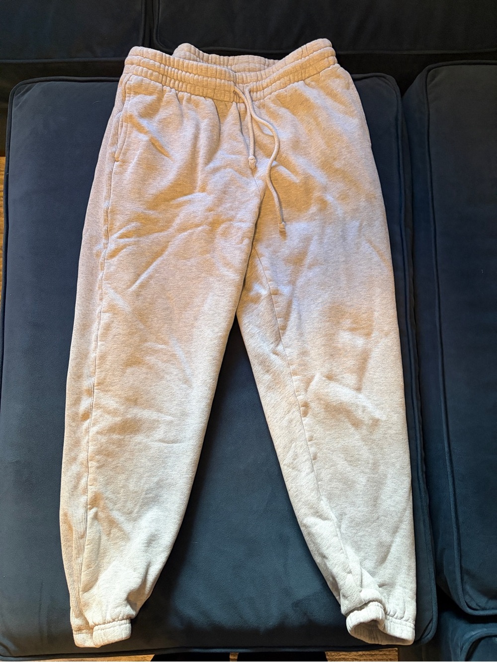 TNA Cozy LIGHT GREY Jogger Sweatpants